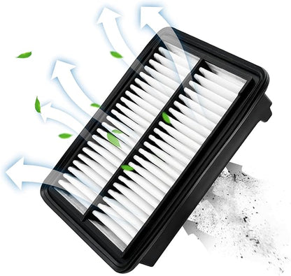 for Engine Air Filter JMAJ20 Fits for Accord Hybrid 2023-2025 2.0L, CR-V Hybrid 2023-2025 2.0L, Civic Hybrid 2025 2.0L, Replacement for 172206MAJ01,WA10124, LX3763