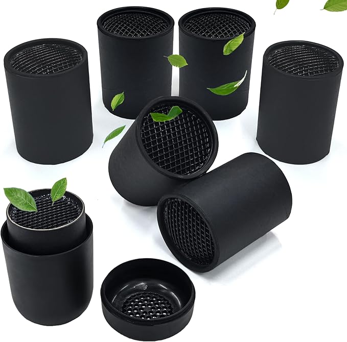 NewKe 6 Pcs Replacement Filter Cartridges for Sploofy Personal Smoke Air Filter, HEPA & Carbon Filtration, Long Lasting Air Filter Cartridge Replacement Filter, Up to 500 Uses