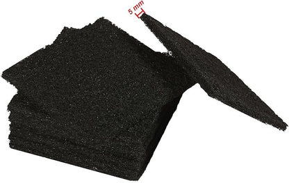 Resinta 8 Pack Activated Carbon Compost Caddy Filters Kitchen Compost Collector Replacement Filters Compatible with ECO 2000 Compost Collector (0.2 Inch Thickness)