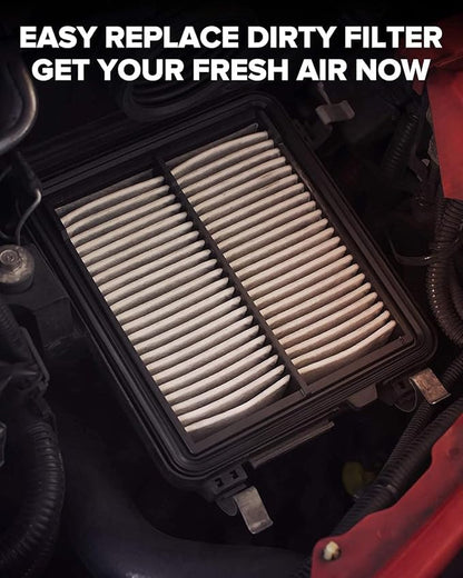PHILTOP Engine Air Filter CA12290 Replacement for 2018 2019 2020 2021 2022 Honda Accord, Rigid Panel