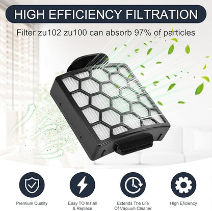 ZU102 Odor neutralizer cartridge & replacement filter for shark ZU102 ZU100 rotator vacuum, for shark zu102 rotator pet upright vacuum，Parts # 1238FT60 & 1239FT60 & 1541FC3000