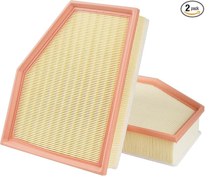 2-Pack Engine Air Filter Fits for 2026-19 BMW X5, X7, 2023-18 X3, 2026-20 X6, 2023-17 540i xDrive, 530i, 540i, 2022-19 530i xDrive, 2023-16 740i, 2024-18 530e Car Replacement Accessories