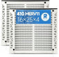 2 Pack 410 Replacement Filter Compatible with AprilAire Whole House Air Purifiers Model 1410, 1610, 2410, 2416, 3410, 4400,Size:16x25x4(15.5" x 27.36" x 3.77") MERV 11 Pleated HVAC AC Furnace Filter