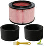 VJFF Fine Dust Replacement Filter Fits Vacmaster VFB511B 0201 Beast/ VWMB508 0101/ VF408/ VF409/ Professional VF410P, Replaces Vacmaster VJFF Filter with 2x Foam Sleeve-1 Pack