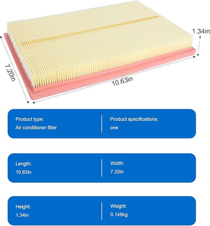 Engine Air Filter 17801-38010 Compatible with Toyota RAV4 2013-2018, Avalon 2013-2019, Camry 2012-2017 & Lexus ES300h 2013-2018, HS250h 2010-2012, LS460 2007-2017, LS600h 2008-2016