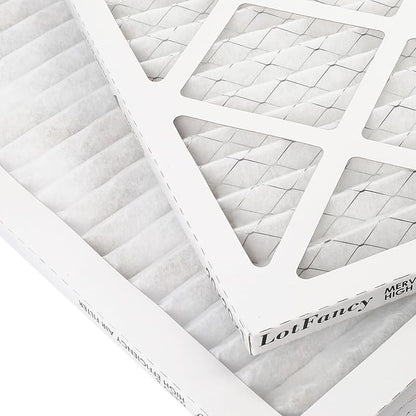 LotFancy 20x20x1 Air Filter MERV 8 4-Pack, Electrostatic Pleated Furnace & AC Filter, Captures Dust, Pet Hair, Pollen, Actual Size: 19.75"x19.75"x0.75"