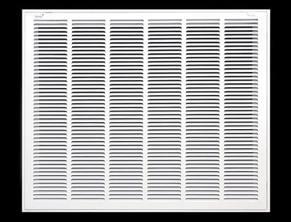 HVAC Premium 30" X 28" Steel Return Air Filter Grille for 1" Filter - Removable Face/Door - HVAC DUCT COVER - Flat Stamped Face - White [Outer Dimensions: 32 5/8"w X 30 5/8"h]
