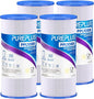 PUREPLUS 20 Micron 10" x 4.5" Whole House Pleated Sediment Filter for Well Water, Replacement Cartridge for GE FXHSC, Culligan R50-BBSA, Pentek R50-BB, DuPont WFHDC3001, W50PEHD, GXWH40L,4Pack