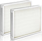 2 Packs F301H HEPA Filter, AS-550 Air Scrubber Stage 2 HEPA 550 Air Filter Compatibile with BlueDri,16 x 19 x 2" Air Shield 550 HEPA Air Scrubber Filter for BlueDri, Dri-Eaz, Phoenix, and Bear