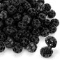 Aquarium Bio Balls - 100pcs Black Bulk Sump Filter Media with Sponge Biological Filtration Media for Koi Pond,Fish Tank,Canister,Air Pump