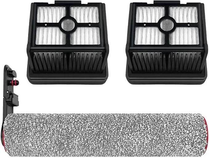 Main Roller Brushes Filter ，Compatible for Dreame H40 Ultra/H40 Pro， Wet Dry Vacuum Cleaner Floor Scrubber Parts(B)