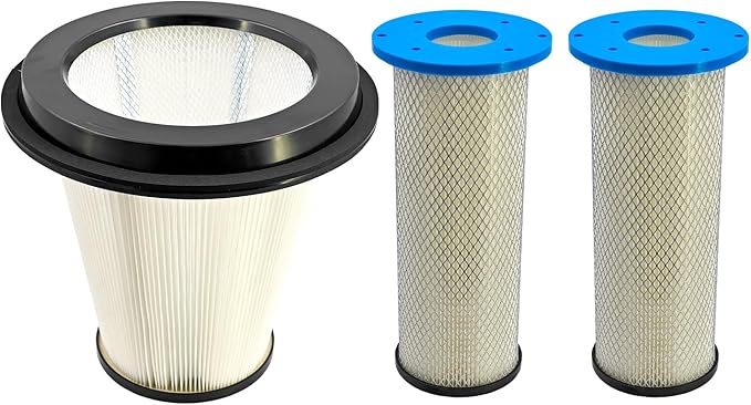590430201 200700070 Filter Kit (3Pcs) Fits for Pullman Ermator S13 S26 S36 Vacuum, Replaces 200900050 PF44