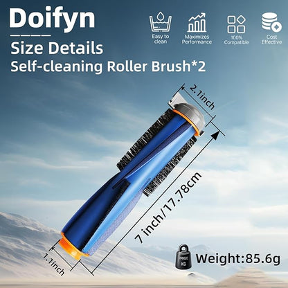 Replacement Parts Main Brush Compatible with Shark AI AV2511AE AV2501S AV2501AE RV2502AE RV2410WD RV2520AOUS AV2510AOUS RV2610WA RV2610WD RV2620WD Robot Vacuum Cleaner