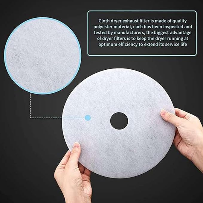 REDYY 20 Pieces Cloth Portable Dryer Exhaust Filters Set Universal Dryer Lint