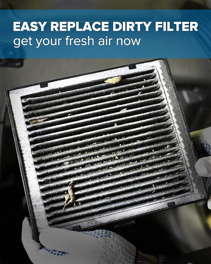 PHILTOP Cabin Air Filter w/Activated Carbon, Compatible with CF10548 Ford Escape 2007-2012, Mercury Mariner 2007-2011, Mazda Tribute 2008-2011, Carbon Filter Up Dust Pollen Odor