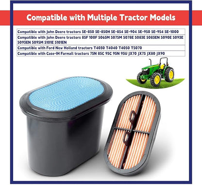 SU20768 RE253518 Filter Replacement for John Deere 5065M 5075M 5095M Tractors Compatible with Ford New Holland T4030 T4040 T4050 T5070 Replace 87356351 49275 LAF5934 P608533 FG6340591