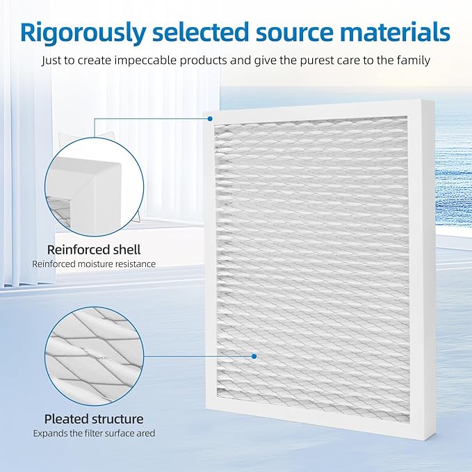 14 x 17.5 x1.75 MERV 13 Replacement Filter Compatible with Honeywell DR90 DR120 Dehumidifiers (50070171-002) Santa Fe Advance90 Advance100 Advance120,4 Pack