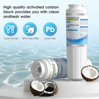 EDR4RXD1 UKF8001 Water Filter Replacement for Everydrop Filter 4,Whirlpool WRF555SDFZ WRF555SDFZ00 WRF555SDFZ08 WRF555SDFZ09 WRF535SWHZ04 WRX735SDHZ00 WRX735SDHZ03 WRX735SDBM02 WRX735SDBM03 and Maytag