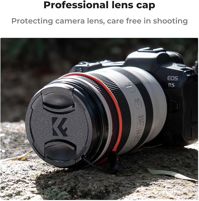 K&F CONCEPT 67mm MC UV Lens Protection Filter with Lens Cap Cleaning Cloth Optical Glass Ultra Slim 18 Multi-Layer Coatings Camera Lens UV Filter (K-Series)