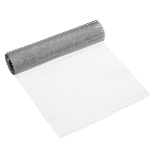 PATIKIL 40" L x 10" W Woven Wire Mesh, 40 Mesh 316L Stainless Steel Air Vent Filter Screen for Window Security Vent Cover Filtration Animals Fence