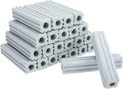 RealPlus Ceramic Bio Filter Media for Aquarium Sump Canister Pond Fish Tank, Vast Surface Area (6.2" Length / 24pcs)