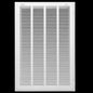 HVAC Premium 16 x 26 Duct Opening Steel Return Air Filter Grille, for 1-inch Filter, Removable Door, Flat Stamped HVAC Vent Cover Grille, Outer Dimensions 18.5 x 28.5