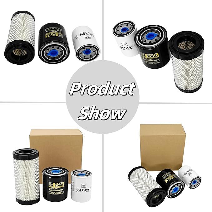 11-9059 Air Fi-lter 11-6182 Oil Filter 11-9342 Fuel Filter Maintenance Kit Fit for Th-ermo King Tripac APU or Evolution