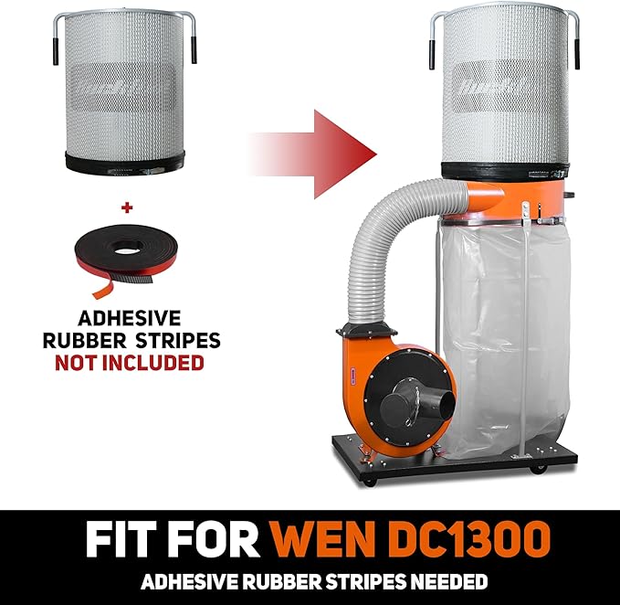 Bucktool 2-Micron Dust Filter, Canister Filter Kit for Bucktool Dust Collector DC1100