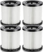 DCV580H DCV581H Vacuum Replacement Filter for DEWALT 20V MAX Wet/Dry VAC DCV580H (Cordless) DCV581H DCV5801H Portable Shop Vac Vacuum 2 Gallon Tank Capacity, Washable and Reusable Hepa Filter, 4 Pack