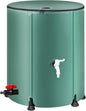 Collapsible Rain Barrel Water Storage Containers-53 Gallon Portable Rainwater Collect System Water Tank to Collect Rainwater from Gutter Downspout Water Catcher with Spigots,Filter＆Overflow Kits