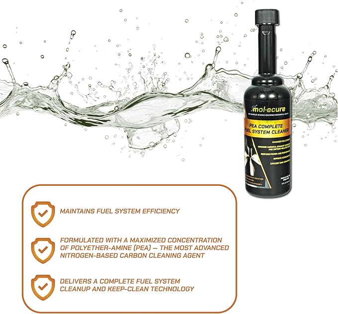 Pea Complete Fuel System Cleaner – High-Strength Fuel Injector & Combustion Chamber Cleaner, Restores Performance, Improves Fuel Efficiency, Treats Up to 20 Gallons, 12 oz