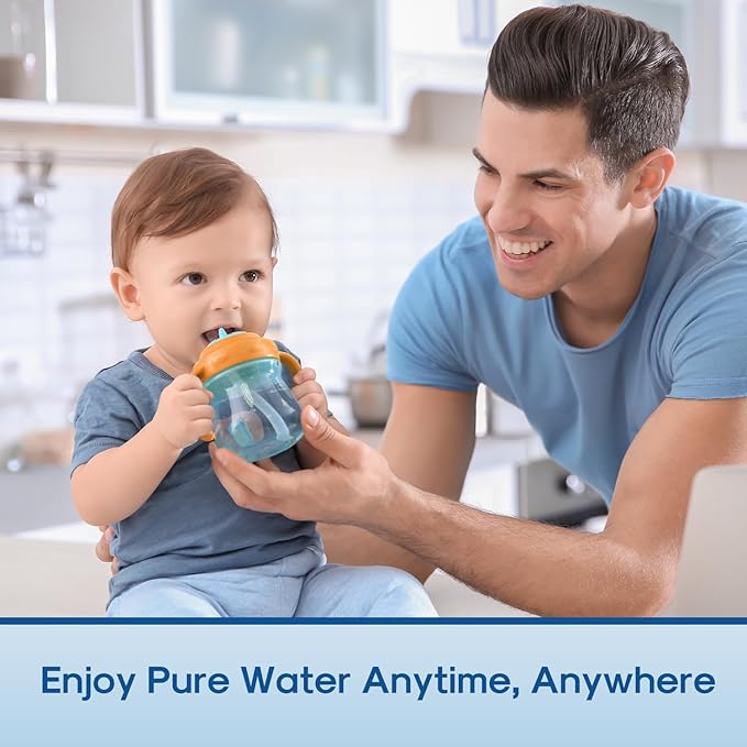 ICEPURE Faucet Water Filter Replacement for Pur® Plus RF9999® FM-2500V, FM-3700, RF3375, PFM400H PFM450S PFM150W PFM350V PUR-0A1 for All PUR Faucet Filtration Systems, 6PACK