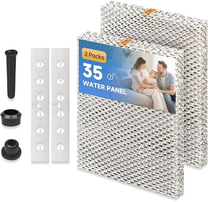 35 GA35 Replacement Humidifier Water Panel Evaporator Compatible with Aprilaire H635EZ1A 4839 Kit Filter or 560, 568, 600, 700, 760, 768 350, 360, 10" x 13" x 1.75" 2-Pack