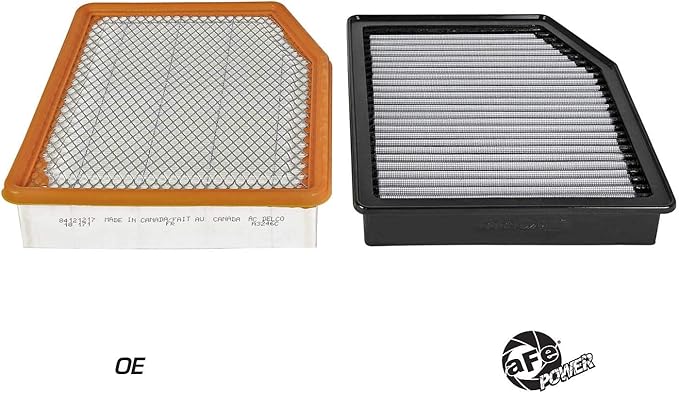 aFe POWER Magnum FLOW OE Replacement Air Filter w/Pro DRY S Media for GM Silverado/Sierra 1500 19-24 L4/L6/V6/V8#31-10292