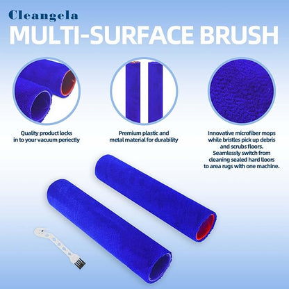 Wash G1 Roller Brush Replacement for Dyson Wash G1 Wet Cleaner Floor Scrubber Machine Vacuum Attachments Counter-Rotating Primary Rollers 2 Pack Highly Absorbent Microfiber Brush Rollers