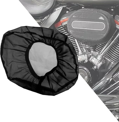 HDBUBALUS Motorcycle Air Filter Rain Sock Dustproof Protective Cover Fit for Harley 114 & 117 Dyna Touring Road King Street Glide Softail Dyna Sportster XL 883 1200