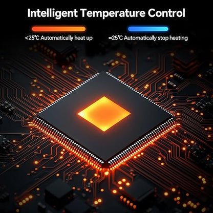 ELEGOO Smart Mini Heater for Resin 3D Printer, Intelligent Temperature Control, PTC Heating, Odor Filtering, 3D Printer Heater for Saturn 4 Ultra, Mars 5 Ultra and Most MSLA/DLP/LCD 3D Printers