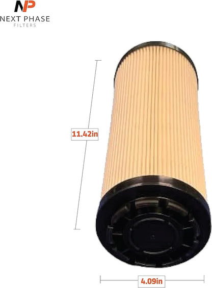 Fuel Filter Replacement Kit Pack of 1 - Compatible with select Kenworth and Peterbilt Models - Replaces O.E. 1852006PE; Baldwin PF46106 and Luberfiner L7663F