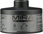 MIRA SAFETY M Gas Mask Filter - Certified CBRN Filter for Full Face Respirator Mask, 40 mm NATO Gas Mask Filter, Longest 20 Year Shelf Life, Vacuum Sealed NBC Filters, Compatible with Mira Gas Mask