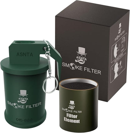 Personal Smoke Air Filter 2PCS Supporting Filter,Suitable for Capturing Smoke and Removing Odors in Cars, Offices and Bedrooms, Durable for 500 Times of Use, Easy Breathing