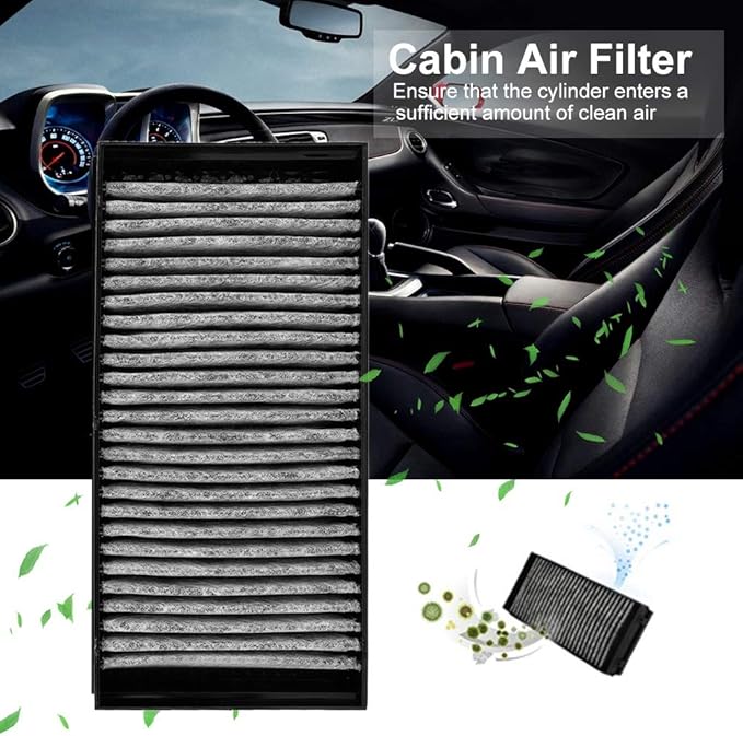 2pcs Cabin Air Filter for X5 E70 X6 E71 - Anti Pollen Dust Replacement, Replaces OE 64316945586
