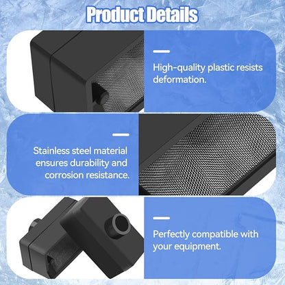 Ice Maker Filter for GE Profile Opal Ice Maker 1.0 and for GE Opal 2.0 Nugget Ice Maker, Water Filter Replacement for Nugget Ice Maker,Filter Replacement Parts (3 Pack)