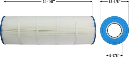 Pureline Pool Replacement Cartridge Filter, 150 Sq Ft, PL0137, Compatible with Pentair Clean and Clear 150, CC150, American Products Predator 150