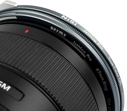 NiSi - JetMag Pro 49mm to 67MAG Adapter, Magnetic Filter Ring for Thread Lenses - Ultra-Slim, Durable Aluminum Frame, Twist-Lock Security