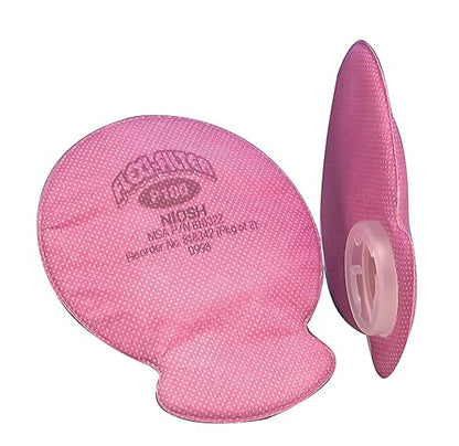 MSA 818342 Advantage Respirator Flexi-Filter - P100, Quantity: 2 per pack, Air-Purifying Respirator Pad, Cartridges Accessory, Air-Purifying Respirator Attachment, Long-Lasting Respiratory Protection