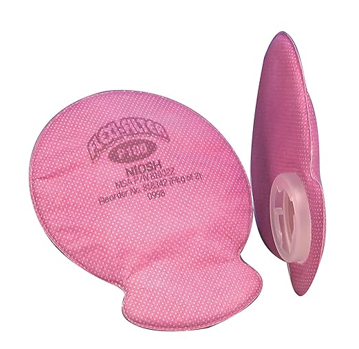 MSA 818342 Advantage Respirator Flexi-Filter - P100, Quantity: 2 per pack, Air-Purifying Respirator Pad, Cartridges Accessory, Air-Purifying Respirator Attachment, Long-Lasting Respiratory Protection