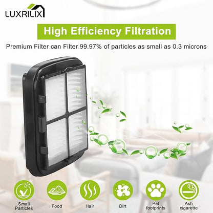 97D5 Filter Replacement for Bissell Pet Eraser Corded Hand Vac 33A1B 33A1 33A1W 27K6 Replace # 203-7416 2031432 (2 PACK) LUXRILIX