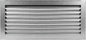 Repa Market 20" x 8" Inch (Inner Dimensions) Galvanized Steel Black Soffit Air Vent Cover - Louvered Square Gable Vent with Mesh Screen - Exhaust/Intake Ventilation Grill - Outdoor Metal Duct Grate