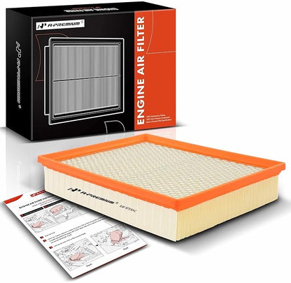 A-Premium Engine Air Filter Compatible with Selected Cadillac, Chevrolet & GMC Models - Silverado, Sierra, Avalanche, Suburban, Tahoe, Yukon, Escalade & More