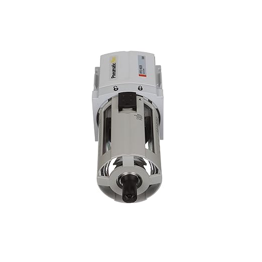 PneumaticPlus PPF3-N02B Compressed Air Particulate Filter, 1/4" NPT (High Flow), 5 Micron, Poly Bowl, Manual Drain, Bracket